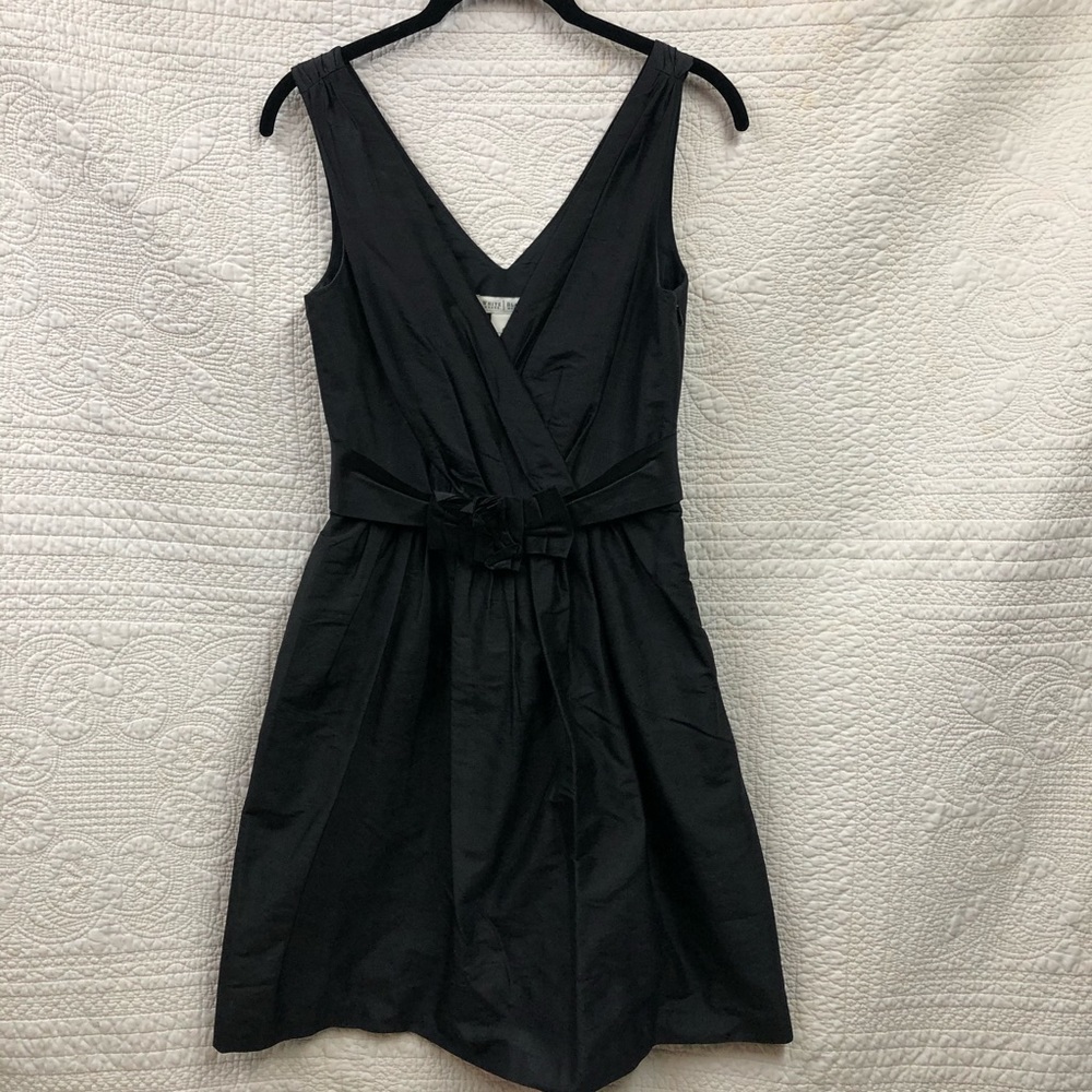 Black Silk WHBM Fit & Flare Cocktail Dress SZ 0